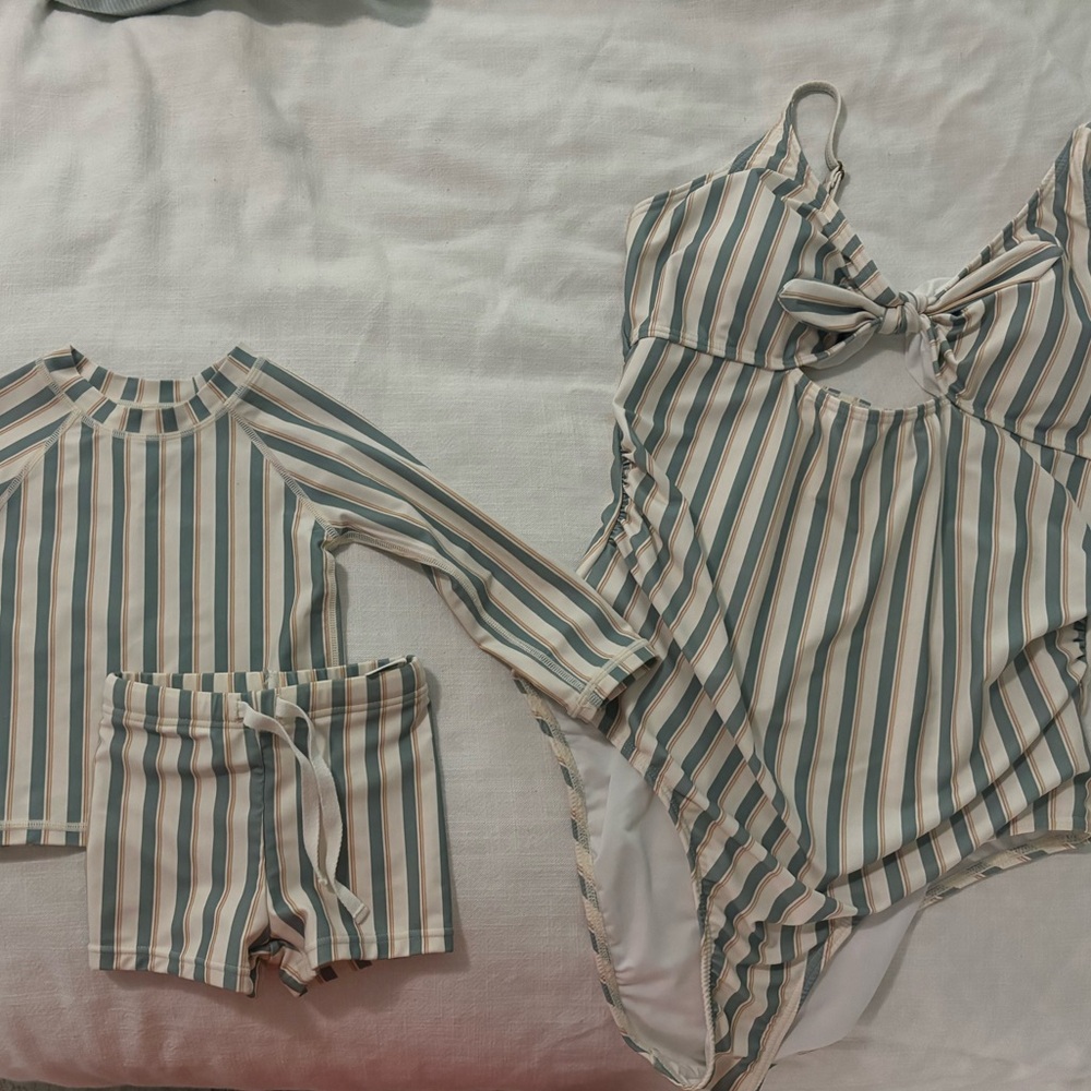 Rylee and cru matching swim baby boy womens